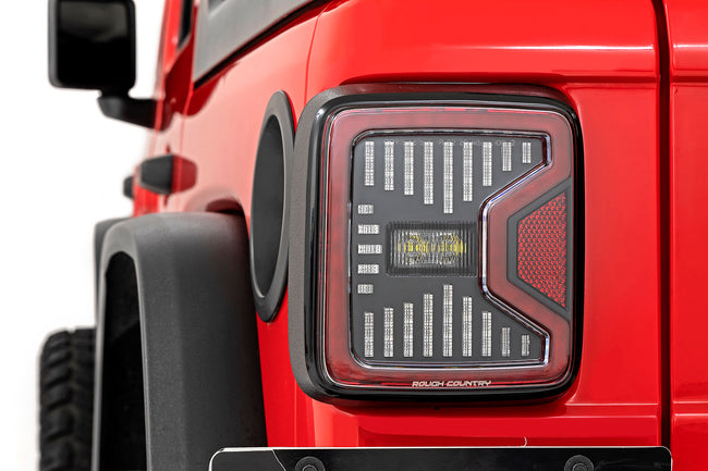 Rough Country LED Tail light 18-22 Jeep Wrangler JL 4WD