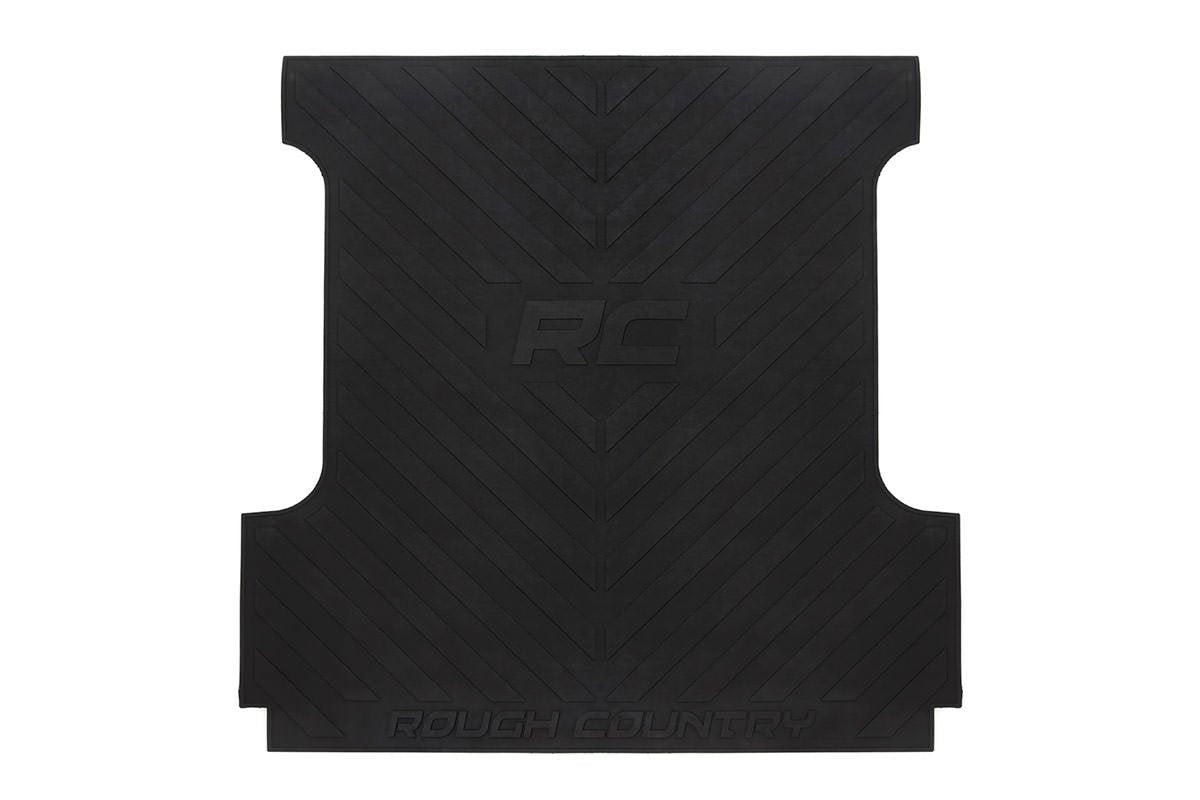 Rough Country Dodge Bed Mat w/RC Logos 03-18 RAM PU 5 Foot5 Inch Bed Megacab