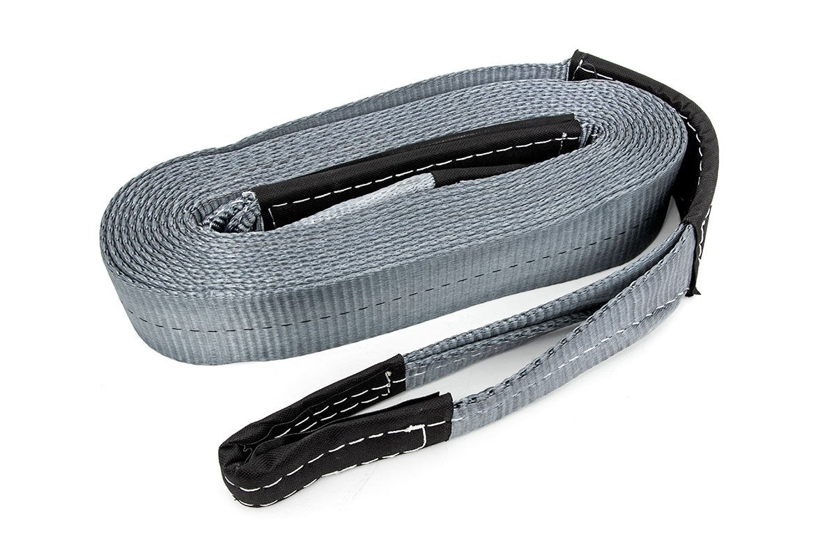 Rough Country Winch Strap Rated Up to 16,000 LBS 30 Foot Long x 2.5 Inch Wide