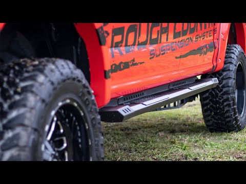 Rough Country Ford HD2 Running Boards 15-24 F-150/17-24 F-250 SuperCrew Cab