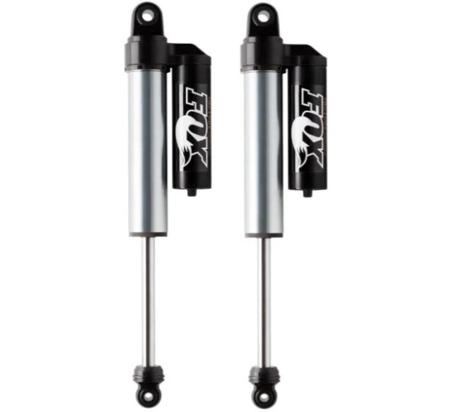 Fox 05+ Toyota Tacoma 2.5 Factory Series 8.4in. Remote Reservoir Rear Shock Set / 0-1.5in. Lift