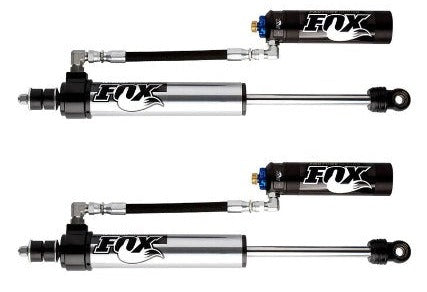Fox 05+ Ford SD 2.5 Factory Series 7.6in. Remote Res. Front Shock Set w/DSC Adjuster / 0-1.5in. Lift