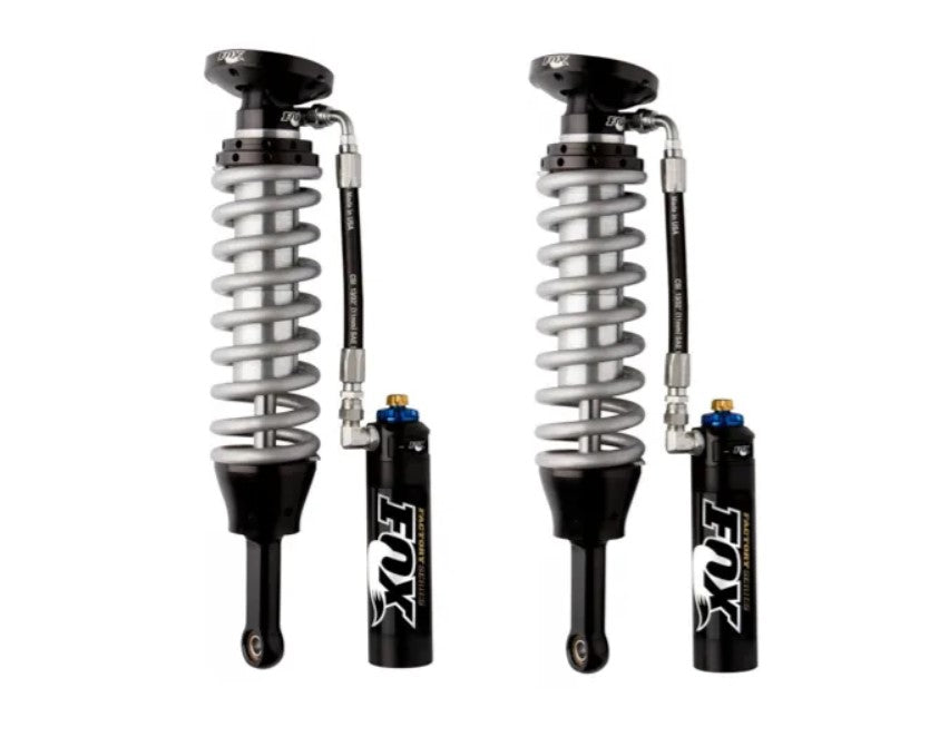 Fox 05+ Tacoma 2.5 Factory Series 7.7in. Remote Res. Coilover Set w/DSC Adj. / Long Travel - Black