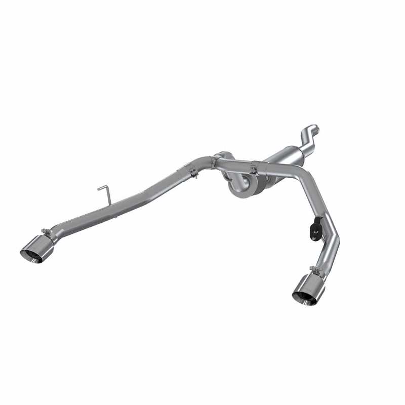 MBRP 2020 Jeep Gladiator 3.6L 2.5" Dual Rear Exit Cat Back Exhaust 304 Stainless
