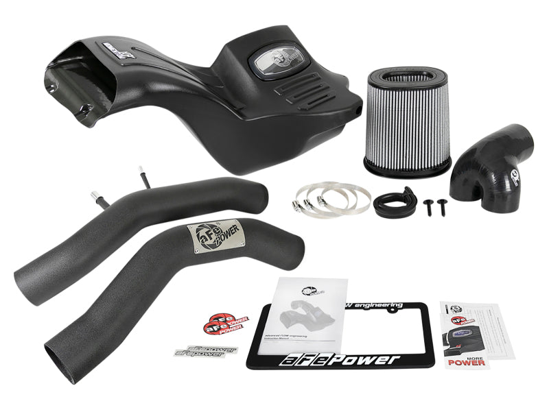 aFe 2015-2020 Ford F-150 2.oL Momentum XP Pro DRY S Cold Air Intake System w/ Black Aluminum Intake Tubes