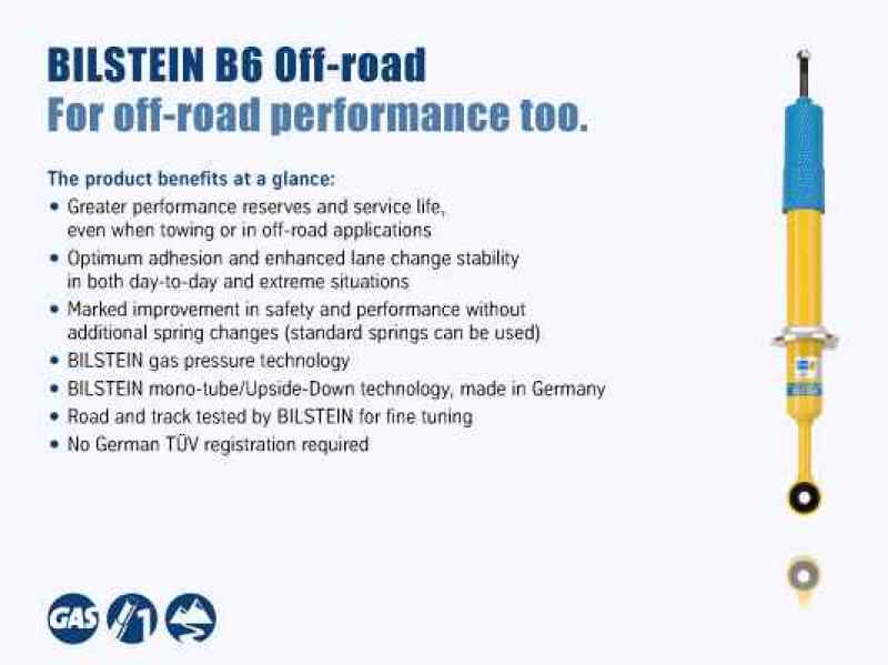 Bilstein B6 4600 Series 2014 Ford F-150 4WD Rear 46mm Monotube Shock Absorber