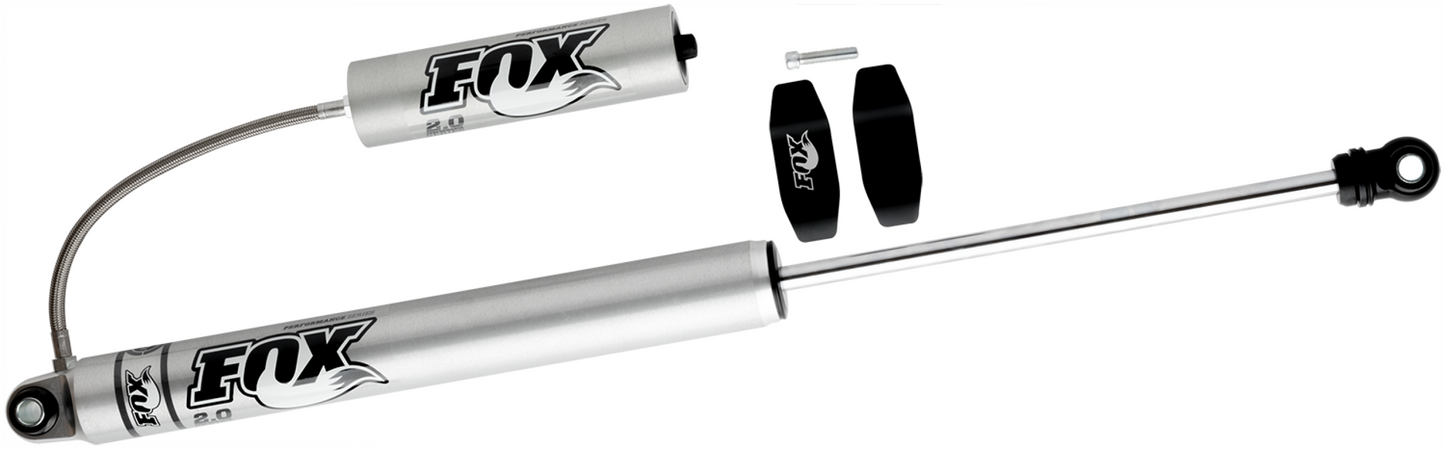 Fox 99+ Chevy HD 2.0 Performance Series 14.1in. Smooth Body Remote Res. Rear Shock / 7-10in. Lift