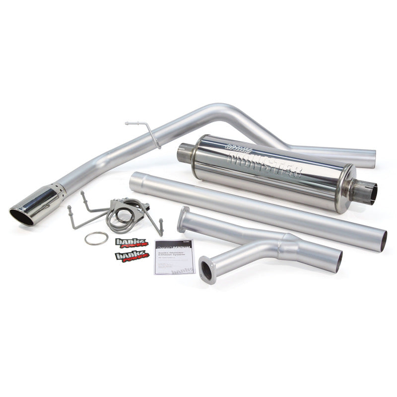 Banks Power 07-08 Toyota Tundra 5.7L RCSB Monster Exhaust System - SS Single Exhaust w/ Chrome Tip