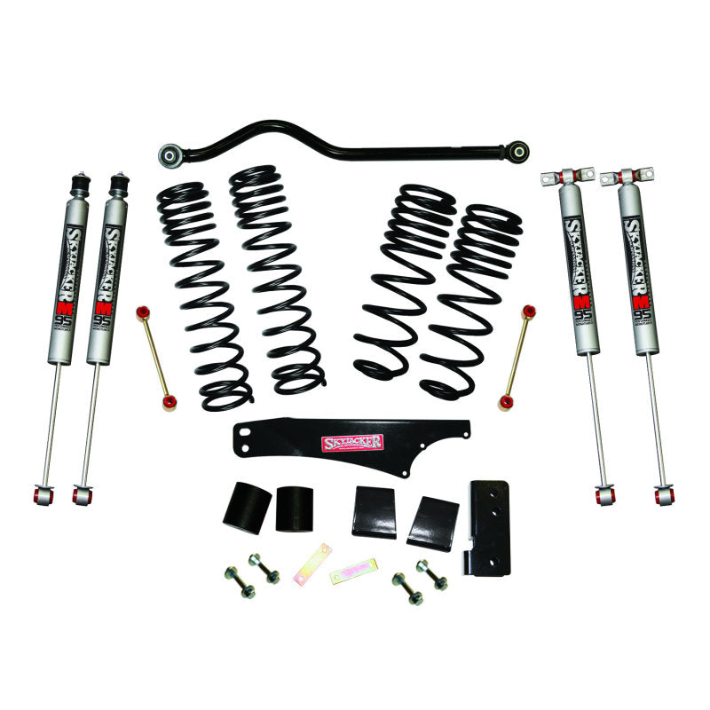 Skyjacker 2007-2018 Jeep Wrangler JK 2 Door 4WD Long Travel 3.5in-4in Lift Kit w/M95 Monotube Shocks