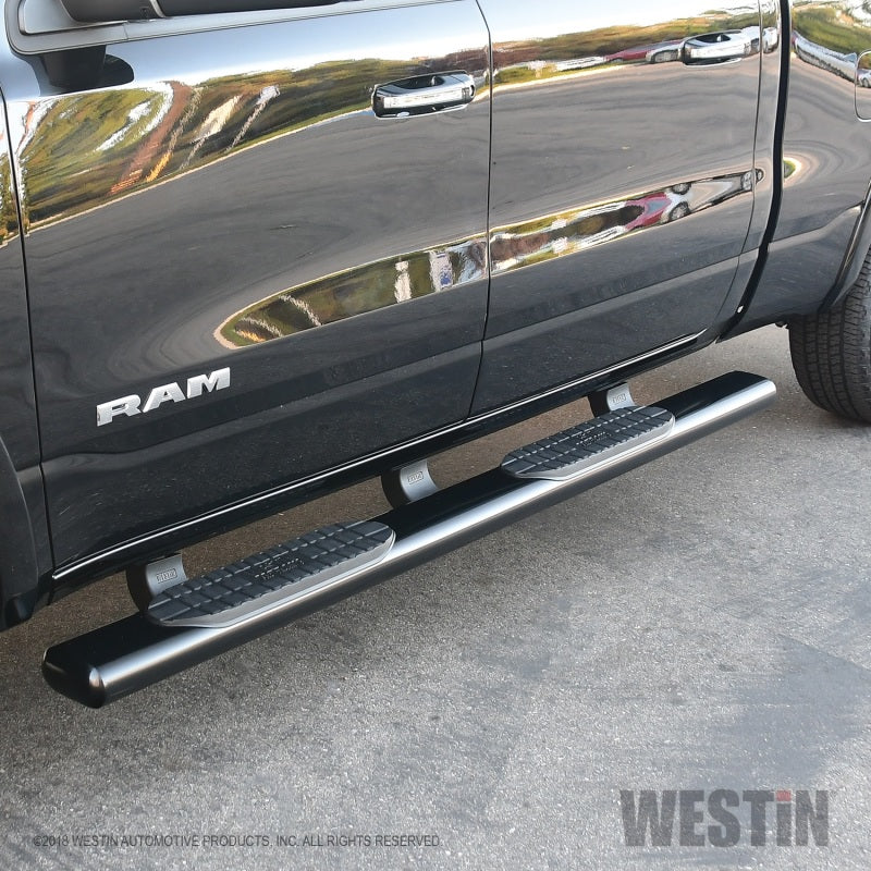 Westin 19-21 Ram 1500 Crew Cab PRO TRAXX 6 Oval Nerf Step Bars - Black