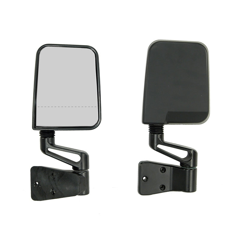 Rugged Ridge 87-02 Jeep Wrangler YJ/TJ Black Dual Focus Door Mirror Kit