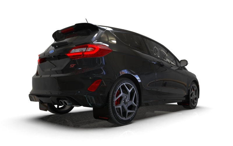 Rally Armor 18-22 Ford Fiesta ST MK8 Red UR Mud Flap w/ Black Logo