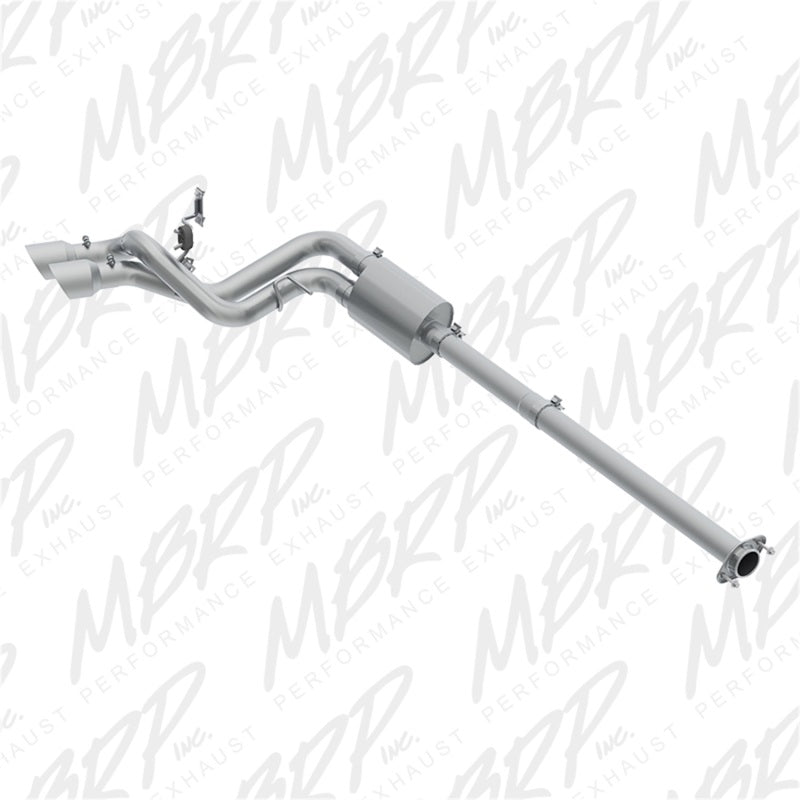 MBRP 09-14 Ford F150 T304 Stainless Pre-Axle 4.5" OD Tips Dual Outlet 3" Cat Back Exhaust