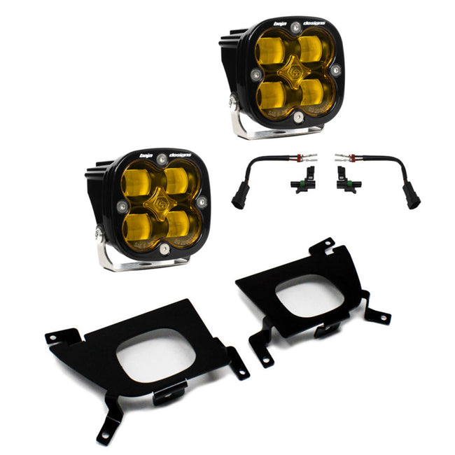 Baja Designs 2019-22 Silverado 1500 / 2020-22 2500HD/3500HD Sport Fog Pocket Mount Kit SAE- Clear