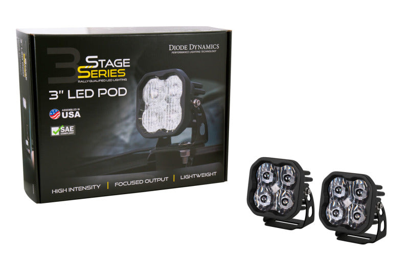 Diode Dynamics SS3 LED Pod Max - White Driving Standard (Pair)
