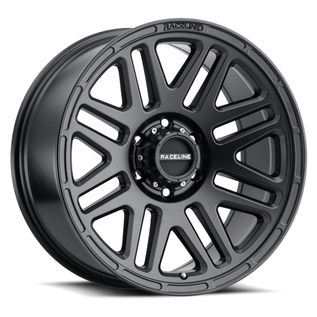 Raceline 944B Outlander 16x6in 6x139.7 BP 0mm Offset 4.25mm Bore - Satin Black Wheel