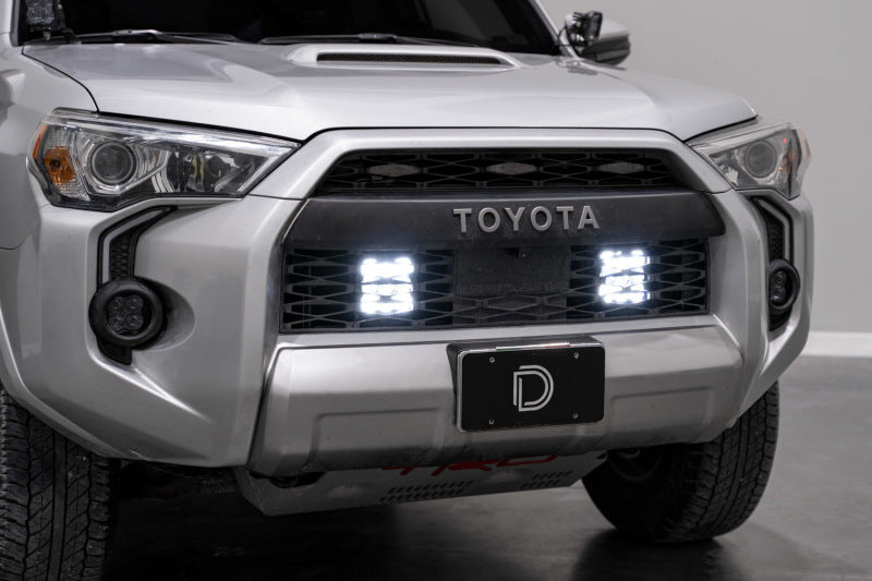 Diode Dynamics 14-23 Toyota 4Runner SS5 Stealth Grille LED 2-Pod Kit Sport - White Combo