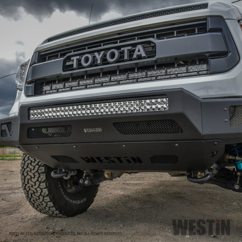 Westin 14-21 Toyota Tundra Pro-Mod Front Bumper - Tex. Blk