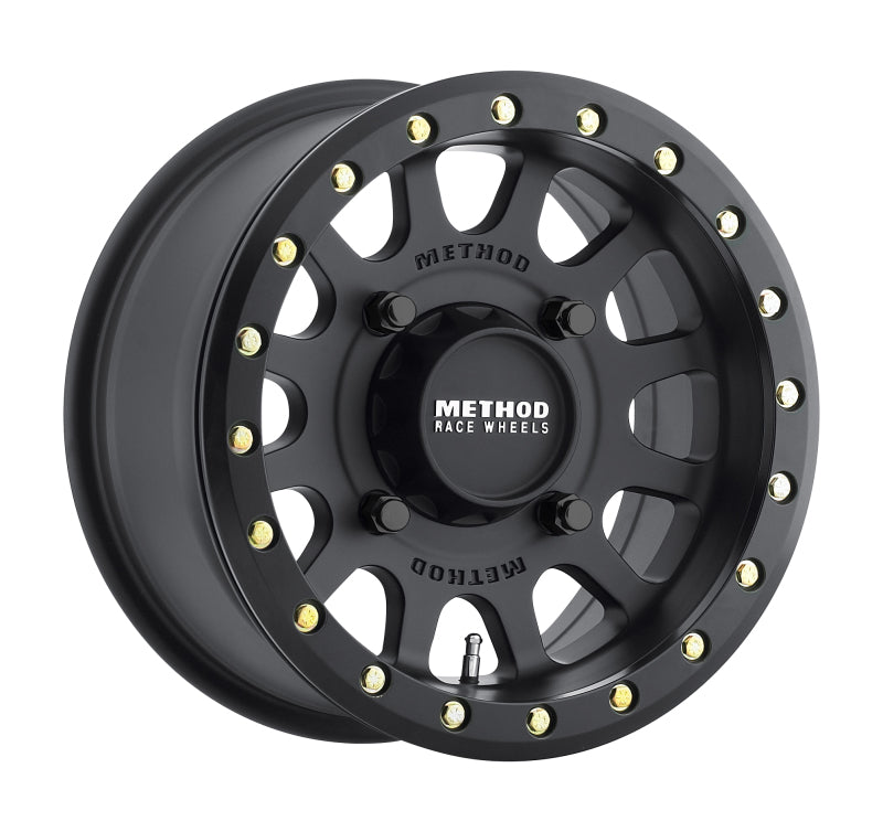 Method MR401 UTV Beadlock 14x7  4+3 13mm Offset  4x156  132mm CB Matte Black Wheel