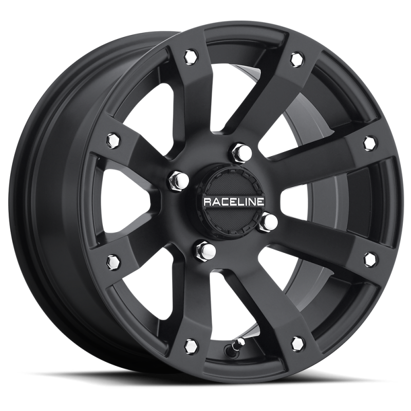 Raceline A79 Scorpion 14x7in 4x156 BP 5mm Offset 132.5mm Bore - Satin Black Wheel