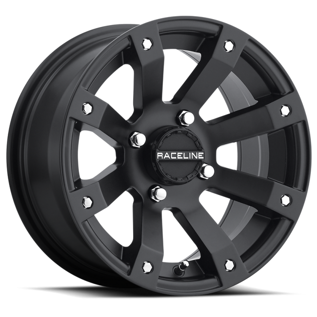 Raceline A79 Scorpion 14x7in 4x156 BP 5mm Offset 132.5mm Bore - Satin Black Wheel