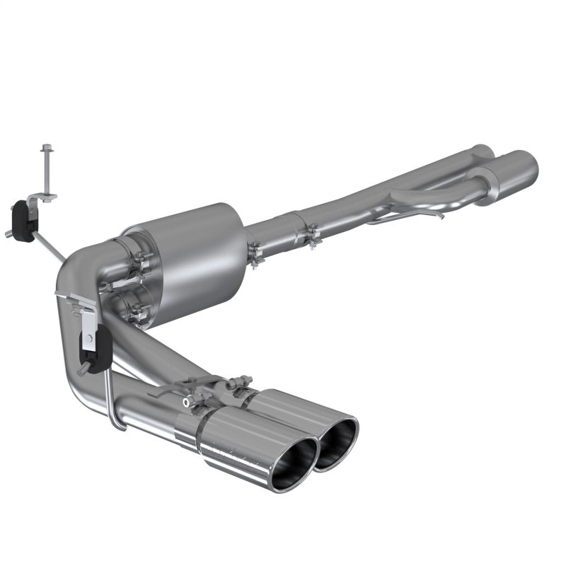 MBRP 2019+ Chevrolet Silverado 1500 4.5L/5.3L Pre-Axle Dual Side Exite With 4" OD Tip- T304 Stainless