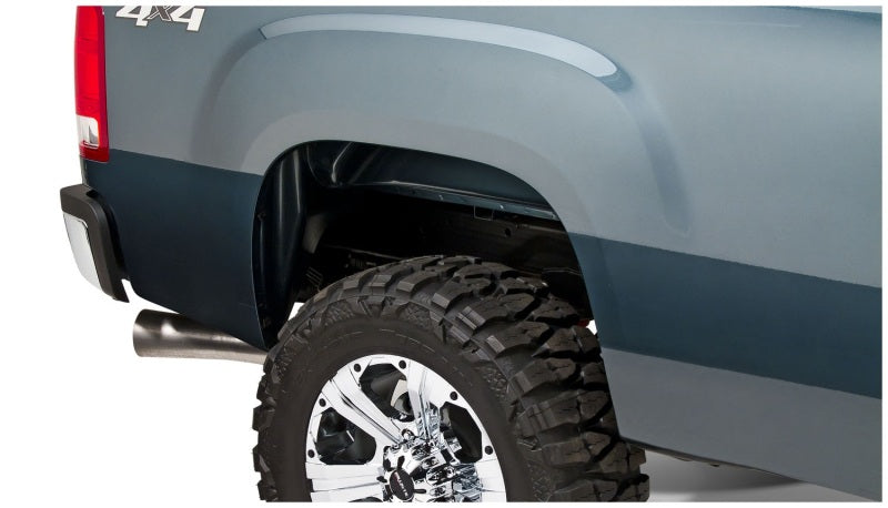 Bushwacker 07-13 GMC Sierra 1500 Fleetside Extend-A-Fender Style Flares 2pc 78.7/97.6in Bed - Black