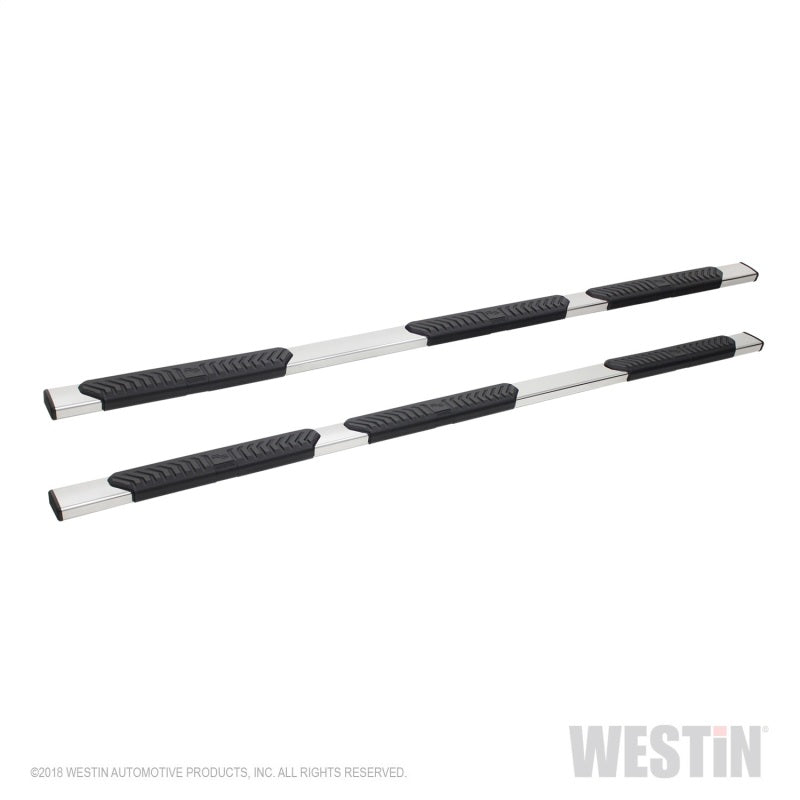 Westin 07-19 Chevy Silverado 2500/3500 Crew Cab w/ 8ft Bed R5 M-Series Nerf Step Bars (Excl. Dually)