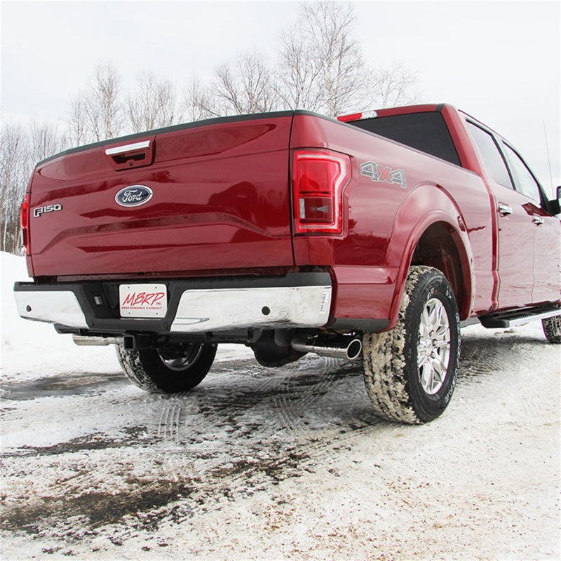 MBRP 2015-2020 Ford F-150 5.0L 3" Cat Back Dual Split Side Exit T409 Stainless Exhaust System