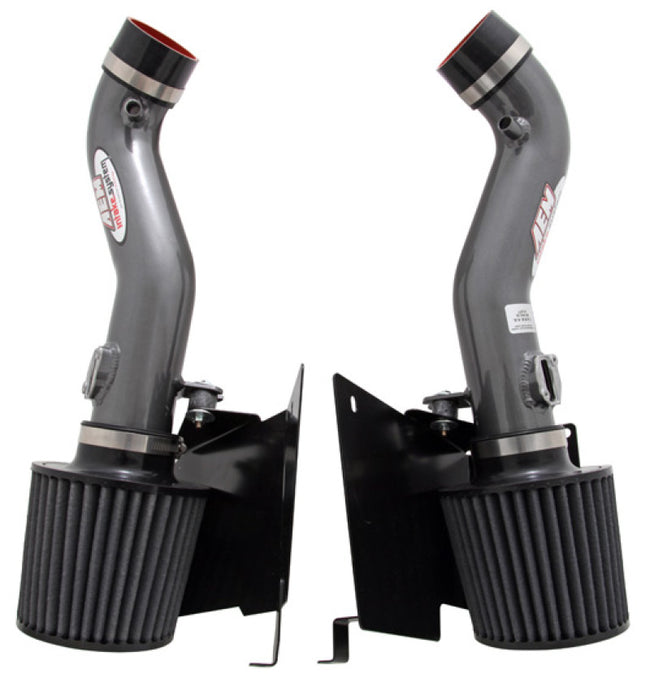 AEM 07-08 350z Silver Dual Inlet Cold Air Intakes w/ Heat Sheilds