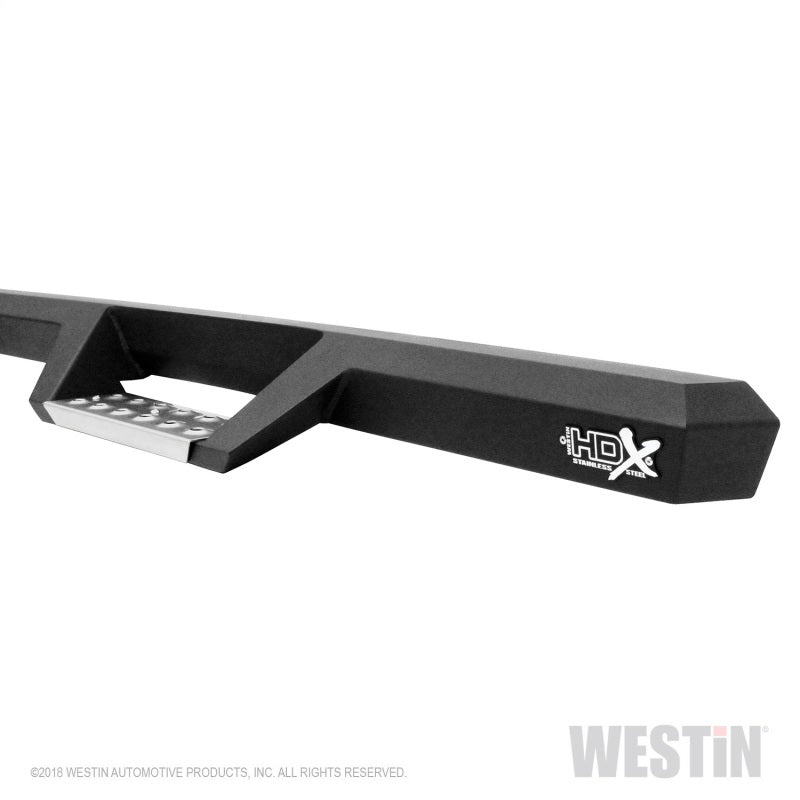 Westin/HDX Stainless 15-18 Ford F-150 SC/17-24 F-250/F-350 CC Drop Nerf Step Bars - Textured Black