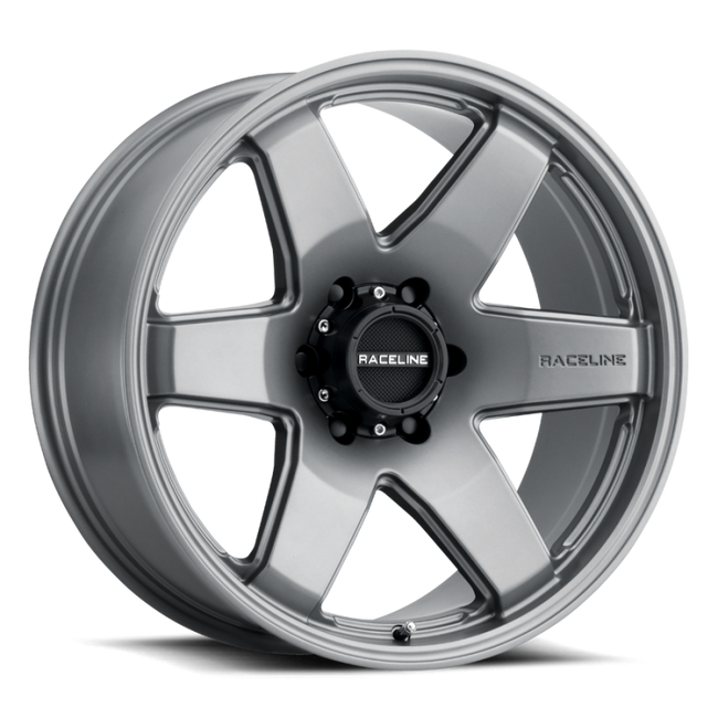 Raceline 942GS Addict 18x9in 5x139.7 BP 12mm Offset 106.5mm Bore - Greystone Wheel