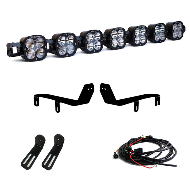 Baja Designs 2017-2019 Ford Super Duty 7 XL Linkable LED Bumper Light Kit With Toggle Switch