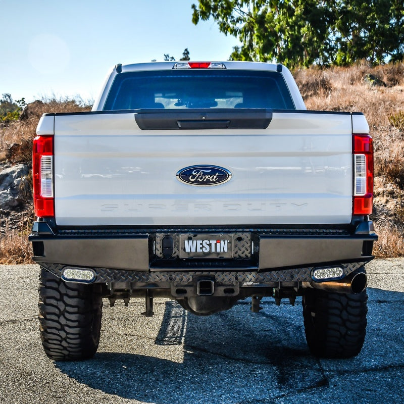 Westin 17-21 Ford F-250/350 HDX Bandit Rear Bumper - Black