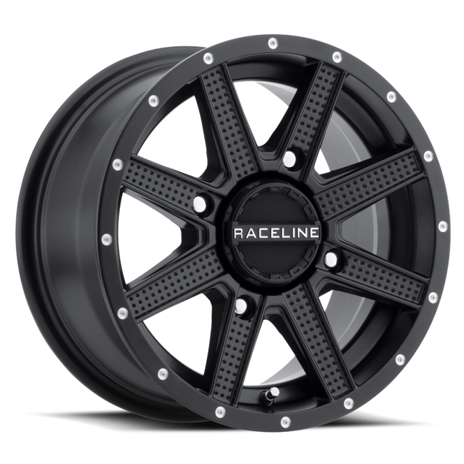 Raceline A92B Hostage 14x7in 4x156 BP 5mm Offset 132.5mm Bore - Satin Black Wheel