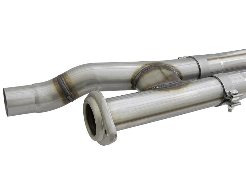 aFe POWER Rebel Series 3in 409 SS Cat Back Exhaust w/ Black Tips 17 Ford Raptor V6-3.5L