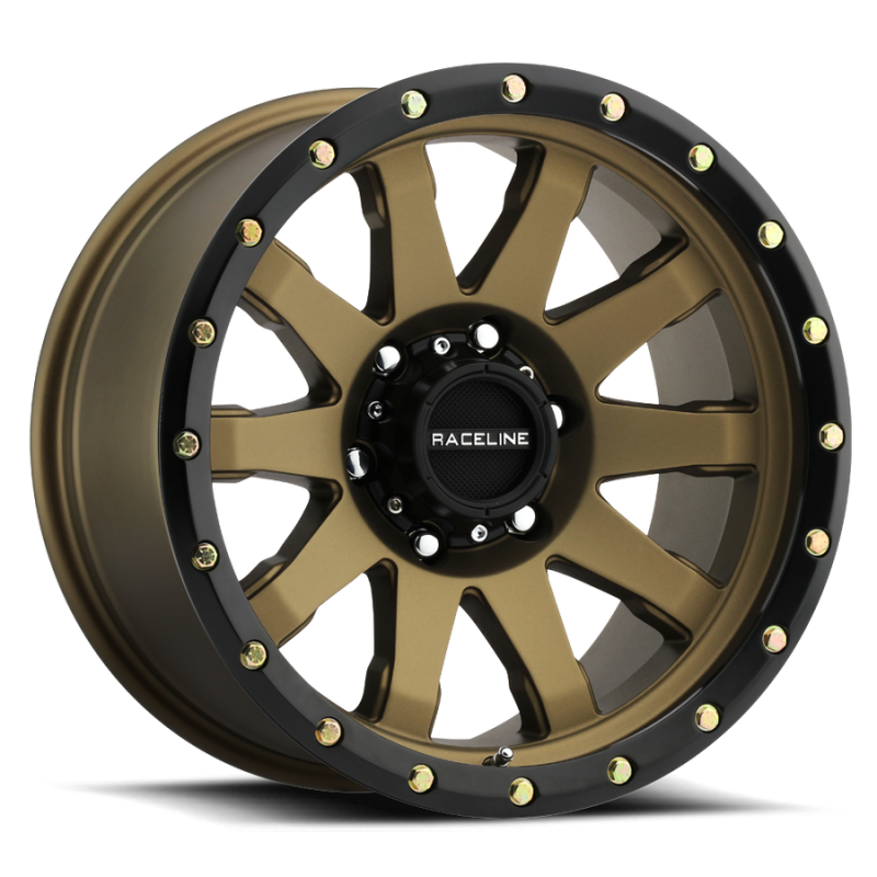 Raceline 934BZ Clutch 20x10in 5x150 BP -19mm Offset 110.3mm Bore - Bronze Wheel