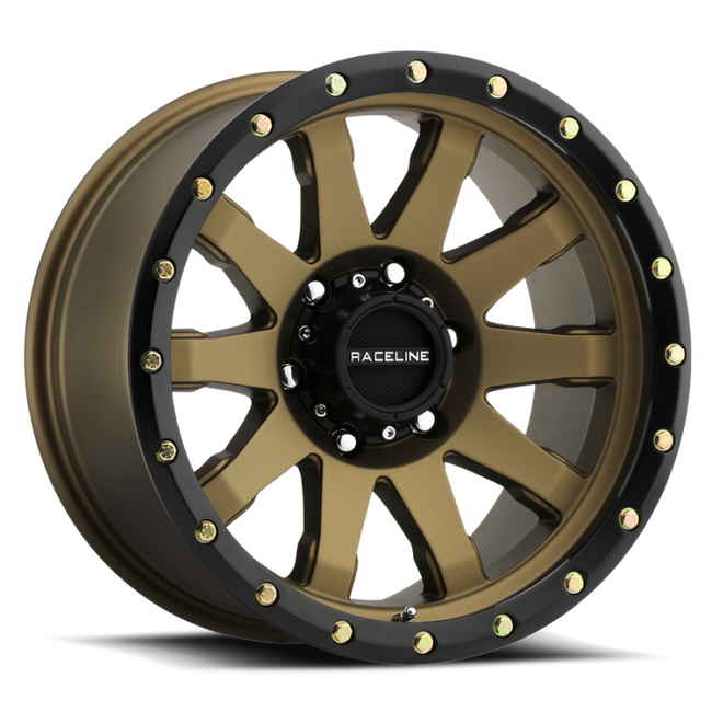 Raceline 934BZ Clutch 20x10in 5x150 BP -19mm Offset 110.3mm Bore - Bronze Wheel