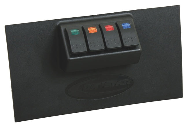 Daystar 2007-2018 Jeep Wrangler JK 2WD/4WD - Lower Switch Panel (Includes 4 Switches)