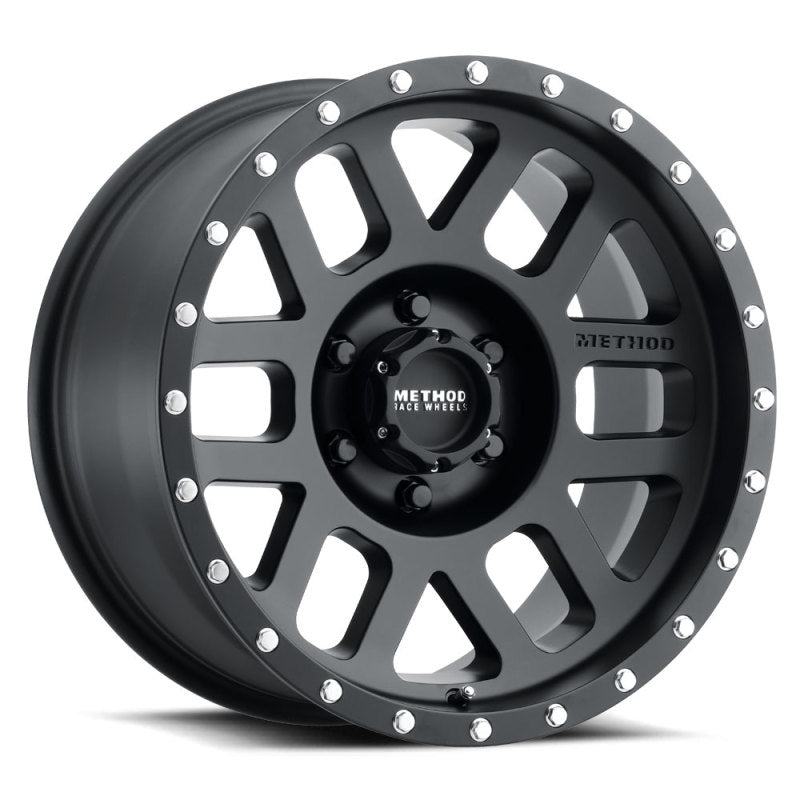 Method MR306 Mesh 18x9 +18mm Offset 6x5.5 108mm CB Matte Black Wheel