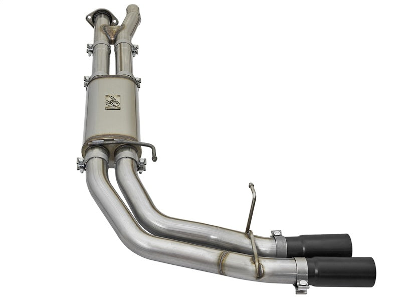 aFe POWER Rebel Series 3in 409 SS Cat Back Exhaust w/ Black Tips 17 Ford Raptor V6-3.5L