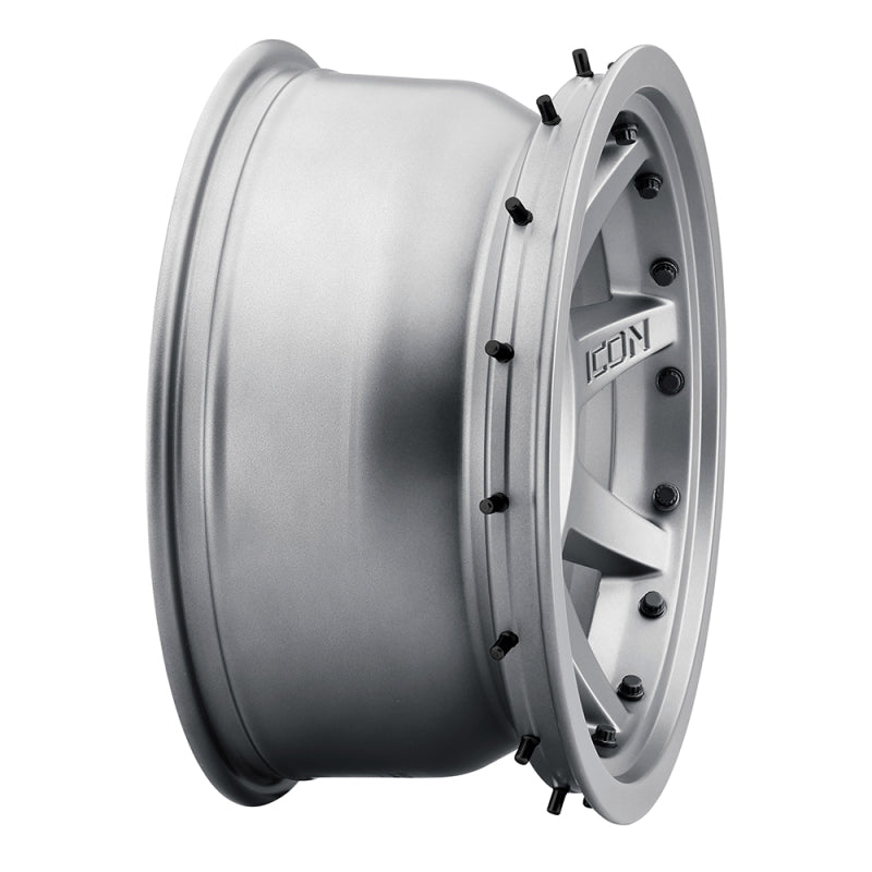 ICON Rebound Pro 17x8.5 6x5.5 25mm Offset 5.75in BS 95.1mm Bore Titanium Wheel