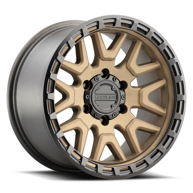 Raceline 953BZ Krank 16x8in 5x114.3 BP 0mm Offset 72.62mm Bore - Bronze Wheel