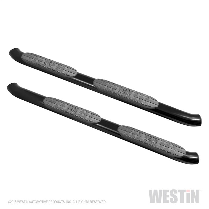 Westin 18-20 Jeep Wrangler JL Unlimited 4DR PRO TRAXX 4 Oval Nerf Step Bars - Textured Black