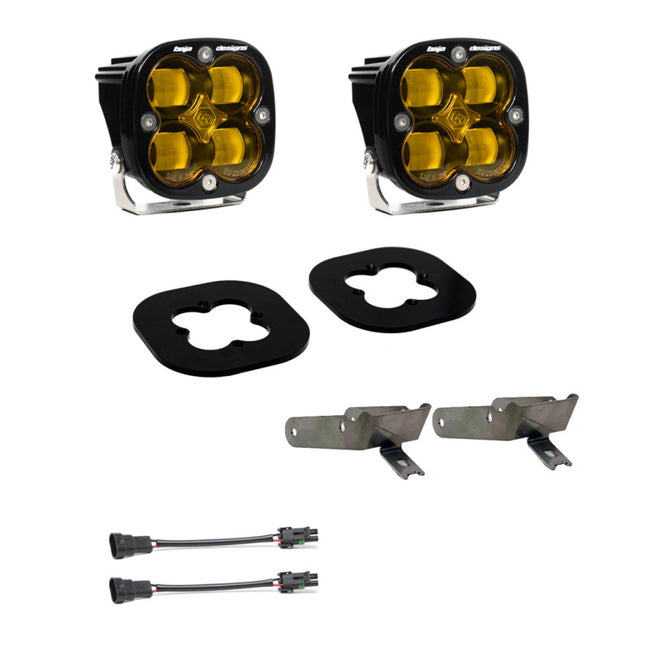 Baja Designs 2011-2016 Ford Super Duty Fog Pocket Kit - Amber