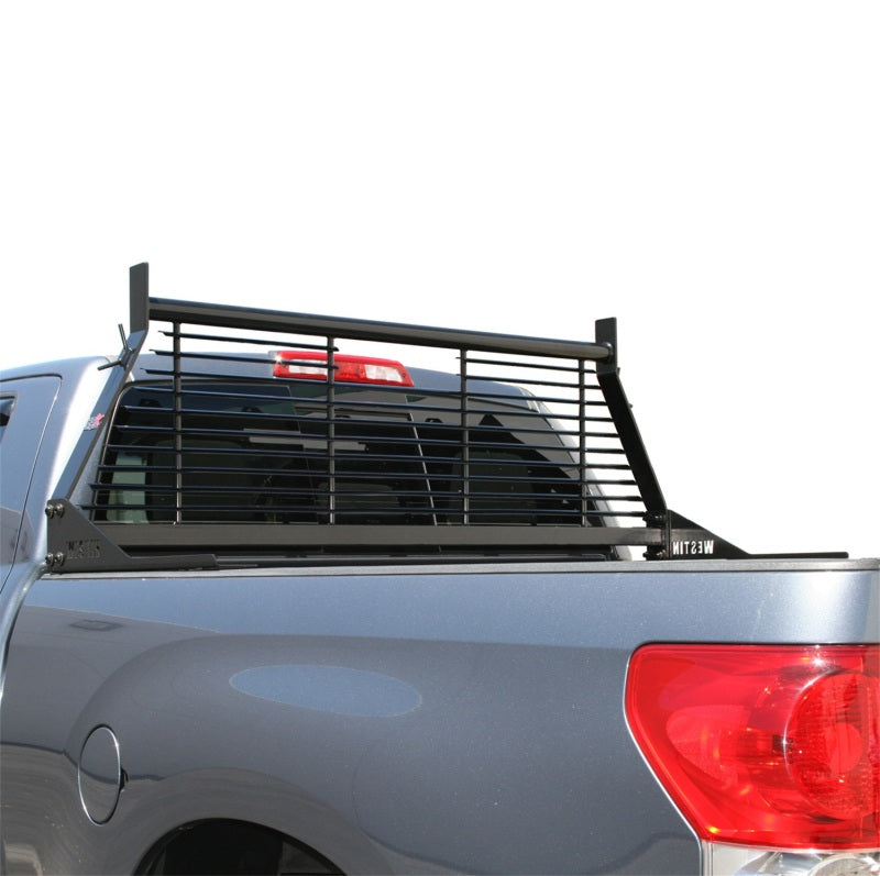 Westin 1999-2018 Chevrolet/Ford/GMC/Toyota Silverado/Sierra 1500/2500/3500 HD Headache Rack - Black