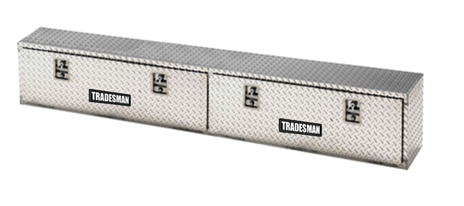 Tradesman Aluminum Top Mount L-Wing Box (72in.) - Brite