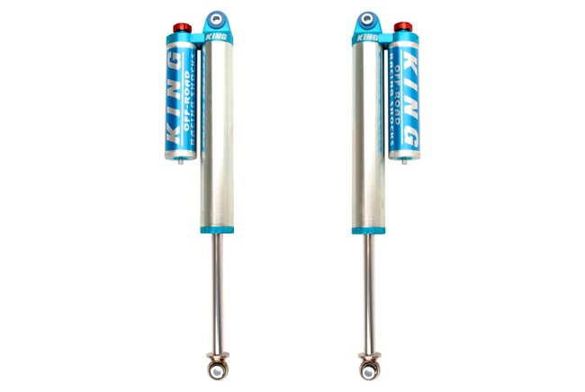 King Shocks 2011+ Chevrolet Silverado 2500/3500/HD Rear 2.5 Dia Piggyback Res Shock w/Adj (Pair)