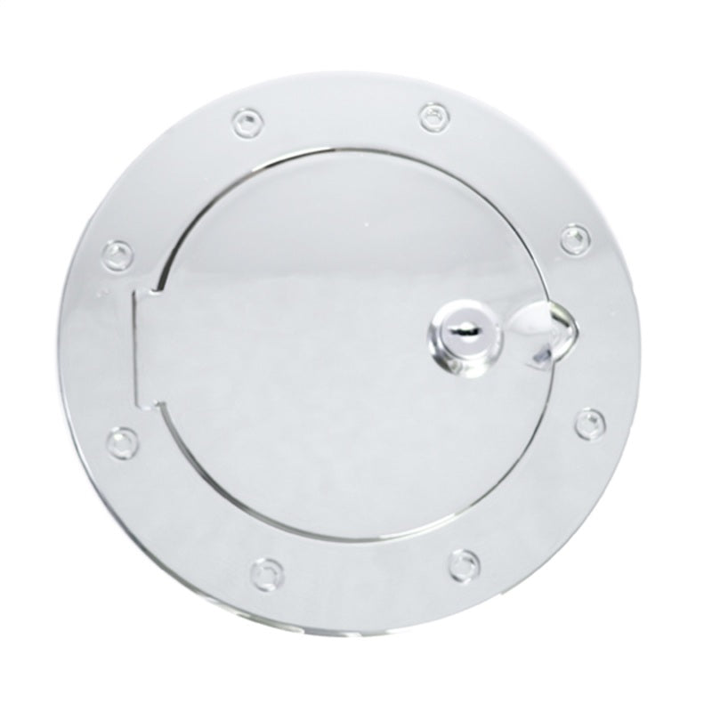 Rugged Ridge Locking Gas Cap Door Polished Alum 97-06TJ