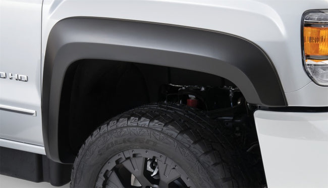 Bushwacker 15-18 GMC Sierra 2500 HD Extend-A-Fender Style Flares 2pc - Black